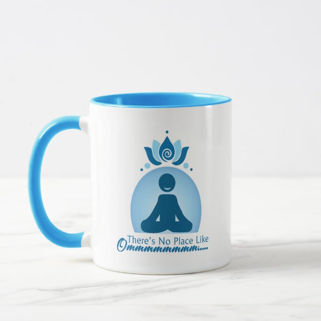 Gift for Someone who meditates or Loves Yoga Mug (Left)