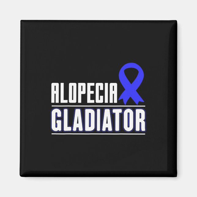 Gift for Spot Baldness Patients Alopecia Areata Aw Magnet (Front)