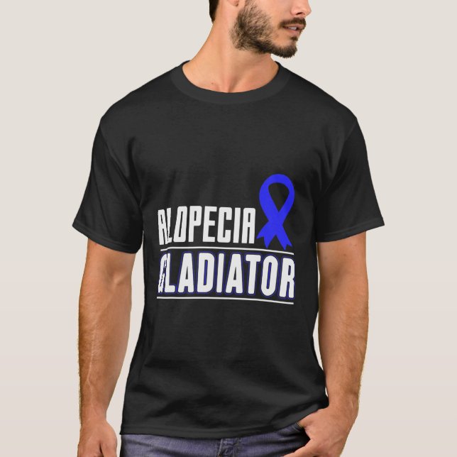 Gift for Spot Baldness Patients Alopecia Areata Aw T-Shirt (Front)
