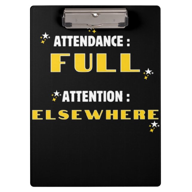  Gift for student| Back to school  Clipboard (Front)