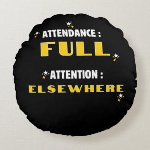 Gift for student Back to school Round Cushion