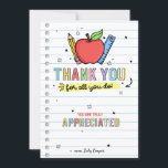 Gift for Teacher Coffee Gift Card Holder Template<br><div class="desc">Thank You For All You Do. We appreciate you Gift Card Holder template.  Gift for teacher.

This adorable Teacher gift card holder template is so cute and super easy to use. Use for teachers,  caregivers,  therapists,  friends,  etc.  
Just add any store gift card to this and voilà.</div>