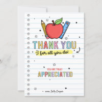 Gift for Teacher Coffee Gift Card Holder Template