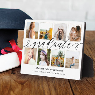 Gift For The Graduate   Graduation Photo Collage  Plaque