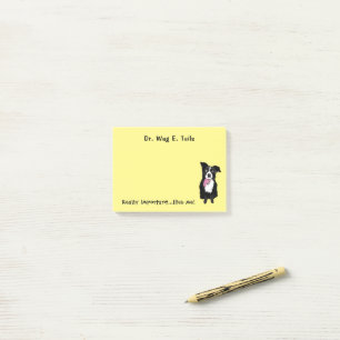 Gift for Veterinarian Border Collie Funny Custom Post-it Notes