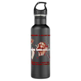 Gift For Women Mikkelsen Danish Mads Actor  Cute G 710 Ml Water Bottle