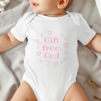 Gift From God, Religious Girl Baby Gift, Baptism
