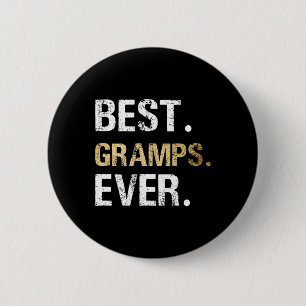 Gift From Granddaughter Grandson Best Gramps Ever 6 Cm Round Badge