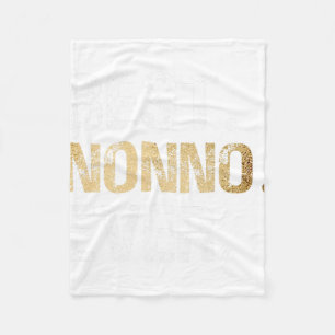 Gift From Granddaughter Grandson Best Nonno Fleece Blanket