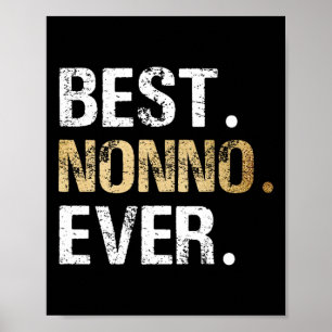 Gift From Granddaughter Grandson Best Nonno  Poster