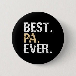 Gift From Granddaughter Grandson Best Pa 6 Cm Round Badge