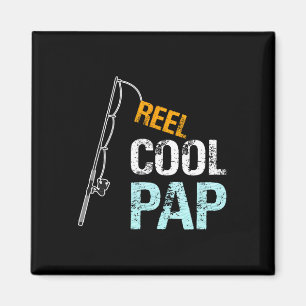 Gift From Granddaughter Grandson Reel Cool Pap Magnet