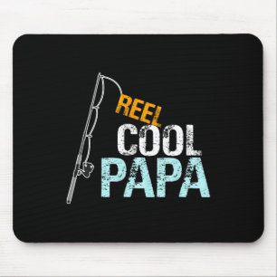 Gift From Granddaughter Grandson Reel Cool Papa Mouse Pad