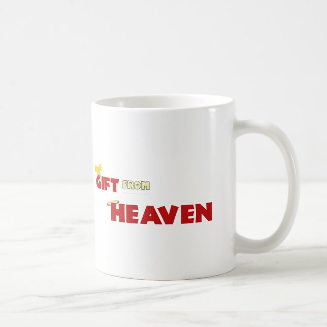 GIFT FROM HEAVEN Warm & Loving Art Work Coffee Mug (Right)