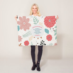 GIFT - Grandma Poems From Grandchildren - CUSTOM Fleece Blanket