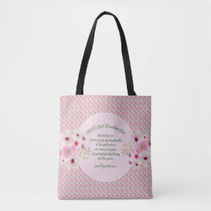 GIFT - Grandma Poems From Grandchildren - CUSTOM Tote Bag