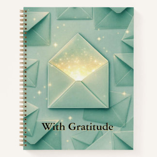 Gift & Gratitude Ledger | Elegant Envelope Design Notebook