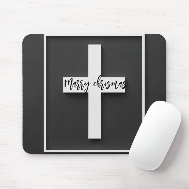 Gift Haroon Modern Chrisam Photo Grid Mouse Pad (With Mouse)