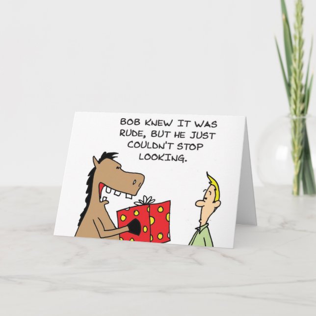 Gift Horse Card (Front)