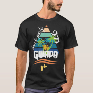 Gift idea 971 Gwada beach party Guadeloupe T-Shirt
