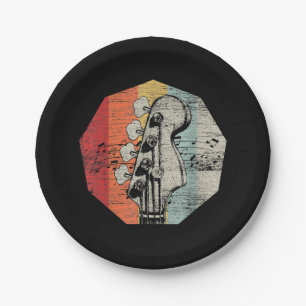 Gift Idea For Bass-guitarist - Bass Guitar  Paper Plate