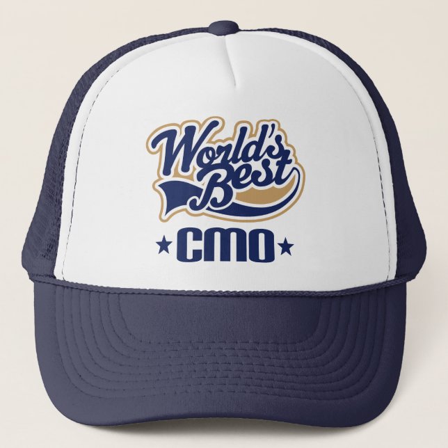 Gift Idea For Cmo (Worlds Best) Trucker Hat (Front)