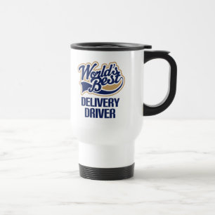 Gift Idea For Delivery Driver (Worlds Best) Travel Mug
