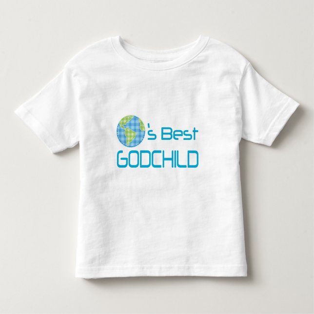 Gift Idea For Godchild (Worlds Best) Toddler T-Shirt (Front)