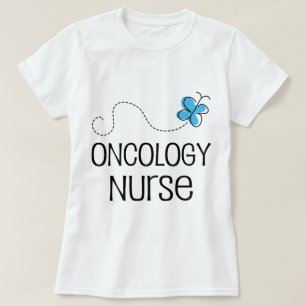 Gift Idea For Oncology Nurse (Butterfly) T-Shirt