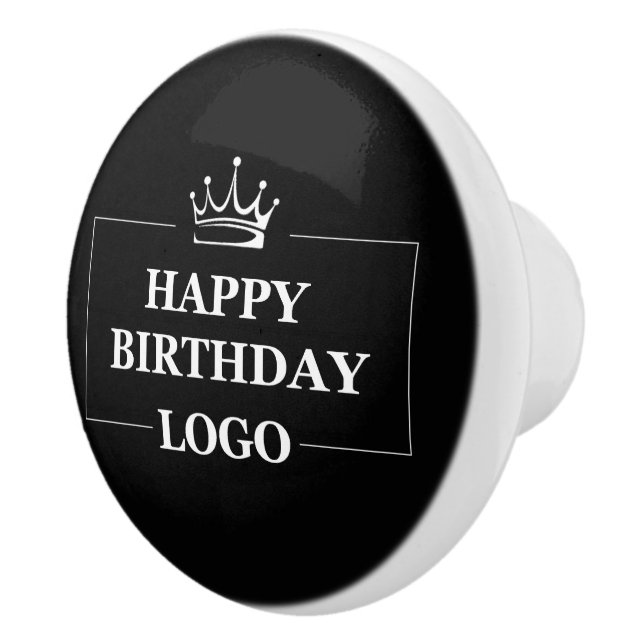 Gift Idea, Personalised Birthday Custom Template Ceramic Knob (Right)