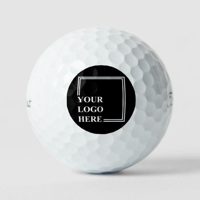Gift Idea, Personalised Birthday Present Template Golf Balls (Front)