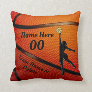 Gift Ideas for Girls Basketball Team, Basketball Cushion