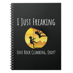 Gift Ideas For Rock Climbers Climbing Men For Him Notebook