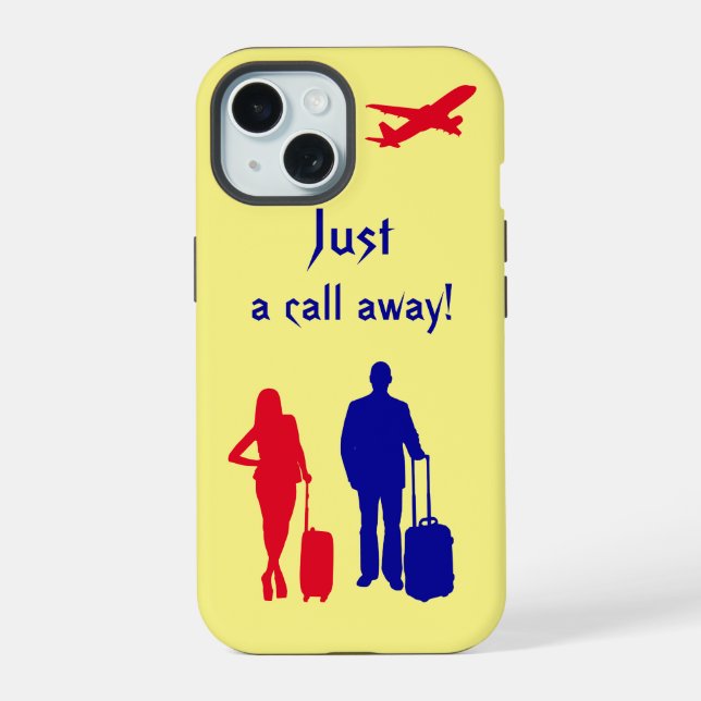 Gift Ideas  'Keep in Touch' iPhone 15 Case (Back)
