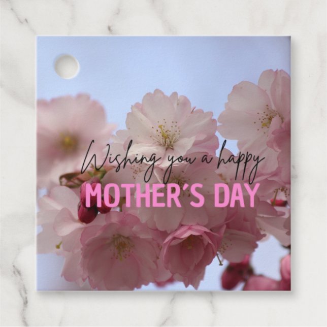 Gift label to put on packets or bouquets (Front)