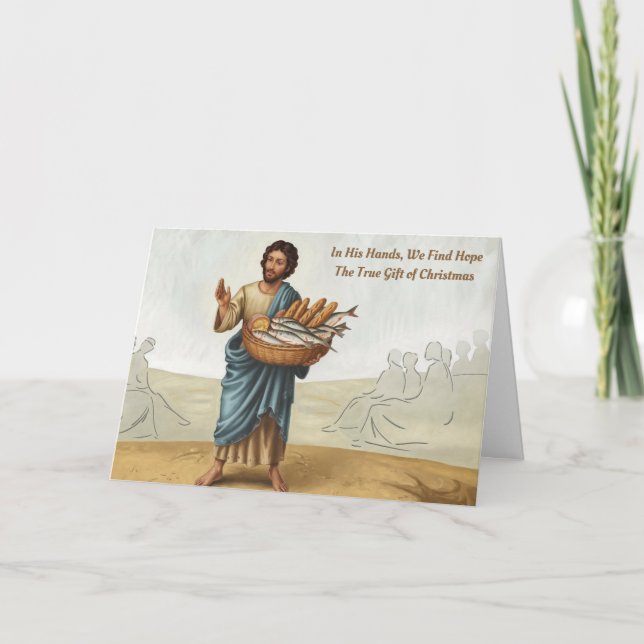 Gift of Christmas  Holiday Card (Front)