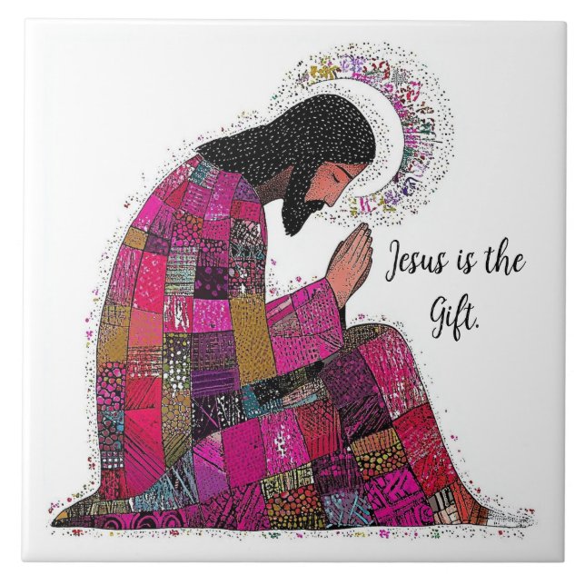 GIFT OF JESUS CERAMIC TILE (Front)