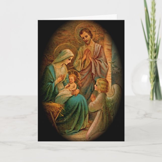 Gift of Love Christmas Card (Blank, Customisable) (Front)