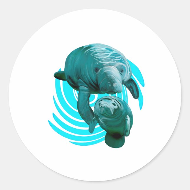 GIFT OF LOVE CLASSIC ROUND STICKER (Front)