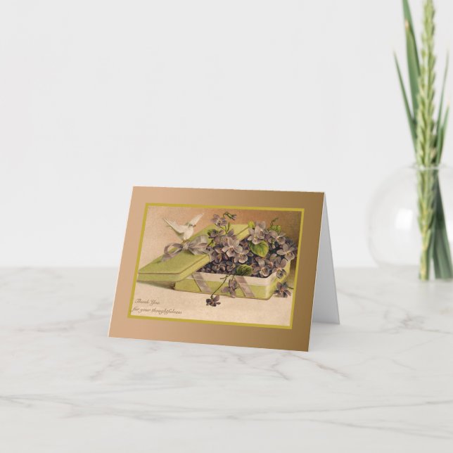 Gift of Love - Photo Thank You Card (Front)