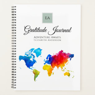 Gift of Thanks Custom GRATITUDE Journal BUDGET Planner