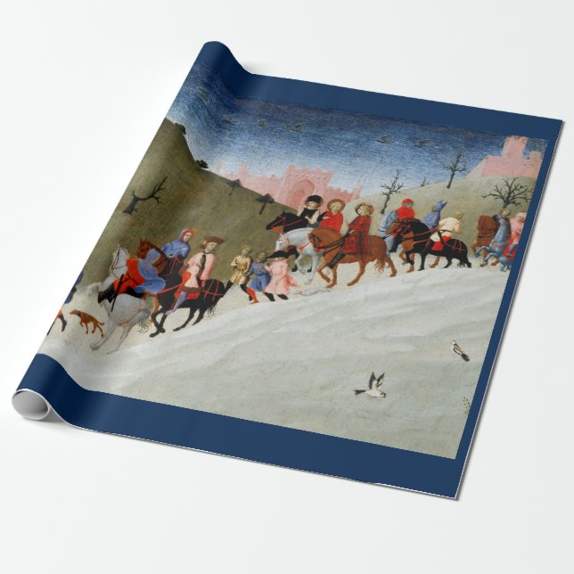 Gift of the Magi Christmas Wrapping Paper (Unrolled)
