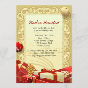Gift & Ornament Invitation 5" x 7"