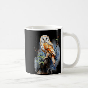 Gift Owl Barn Owl Realistic Nature Fleeting Coffee Mug
