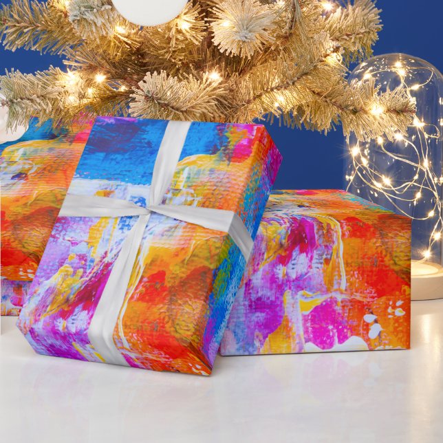 gift paper abstract art in color (Holidays)