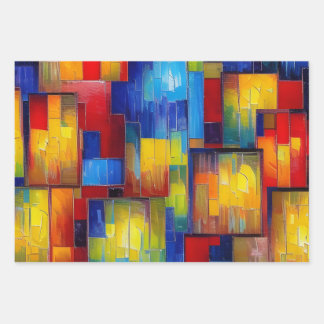 Gift paper - Colored windows