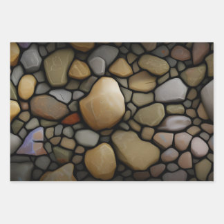gift paper - stones