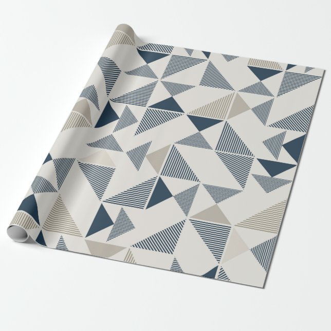 gift paper triangular geometric figures (Unrolled)