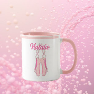 Gift! Personalised ballet dancer mug