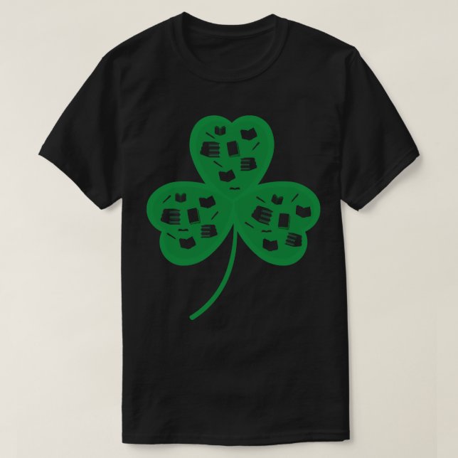 Gift reading St Patricks Day Irish readers T-Shirt (Design Front)